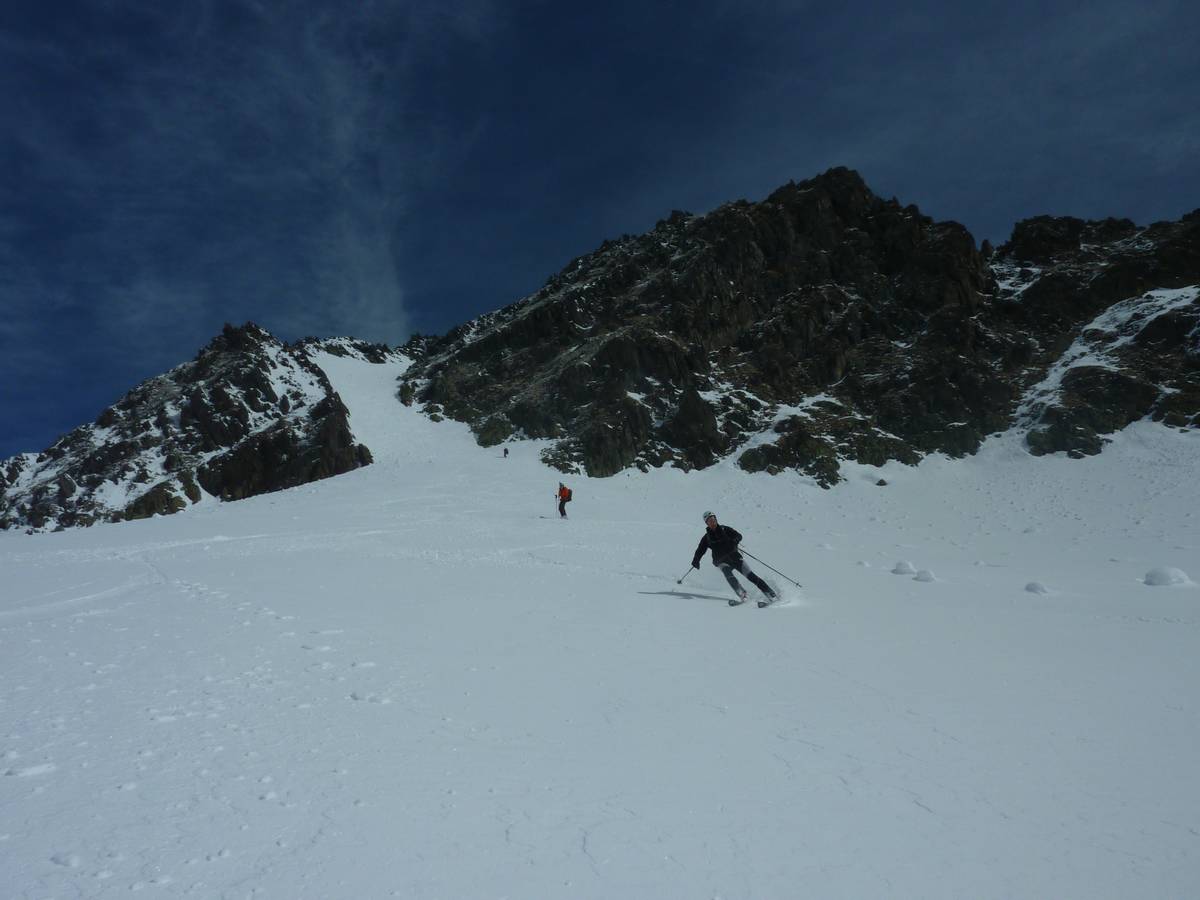 Bas du couloir : Clapierre sur la bonne poudre rechauffée
