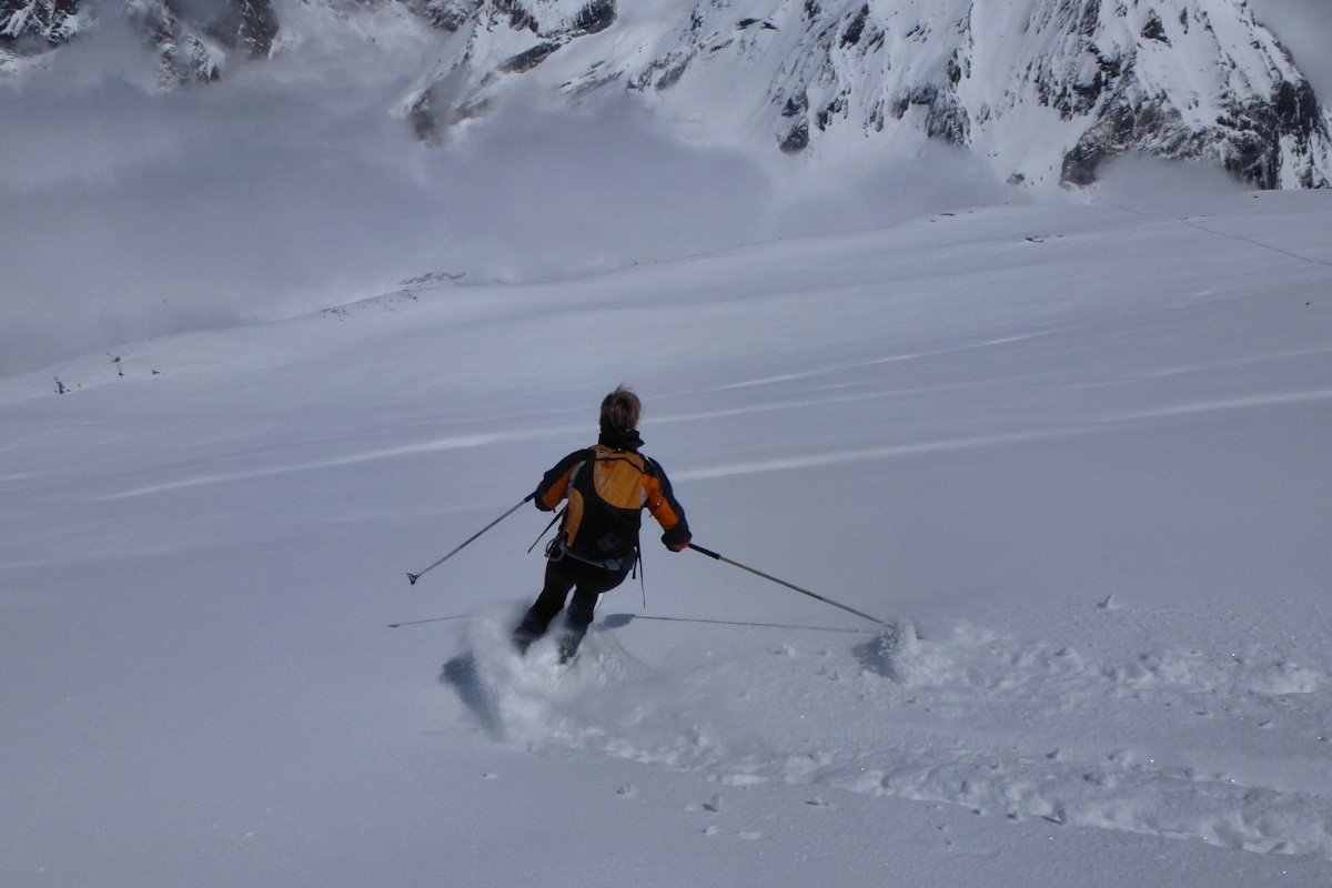 Glacier de la Rechasse : De bonne conditions.