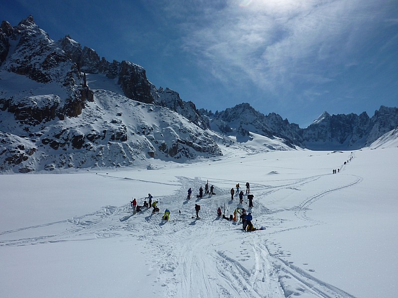 Glacier d'Argentière : Il faut profiter du beau temps !