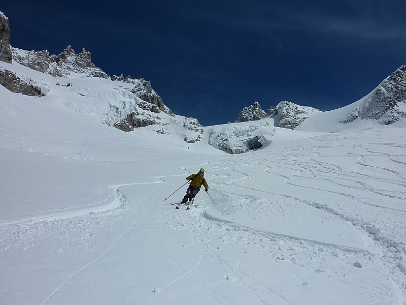 Col d'Argentière face W : Milieu,Patrice.