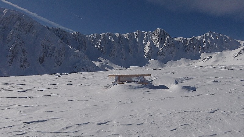 Pique nique : Sur le dôme de la mine