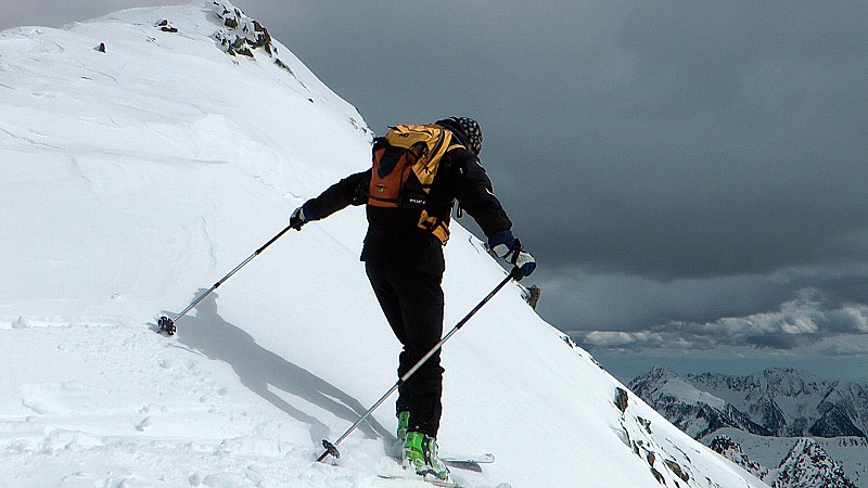 2778m : départ à ski du sommet