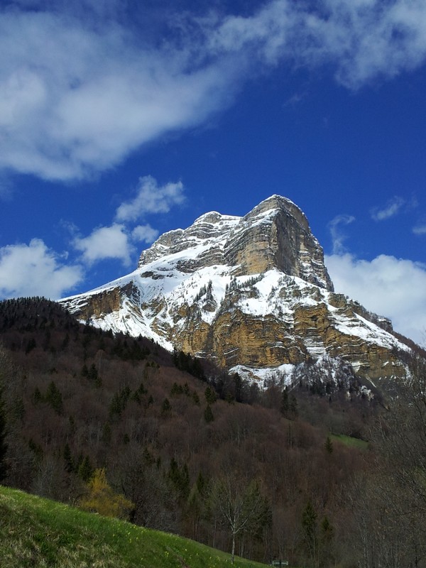 Dent de Crolles : Contrastes de printemps