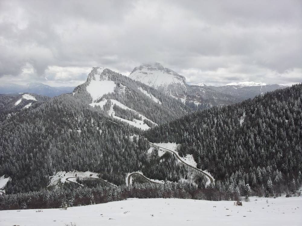 Dent de Crolles : Paysage presque hivernal