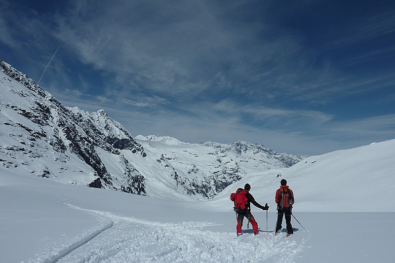 Bassac Déré : Sur le glacier Gliarettaz