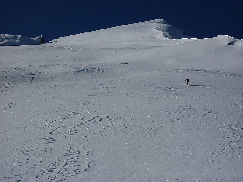 pente finale : bon enneigement