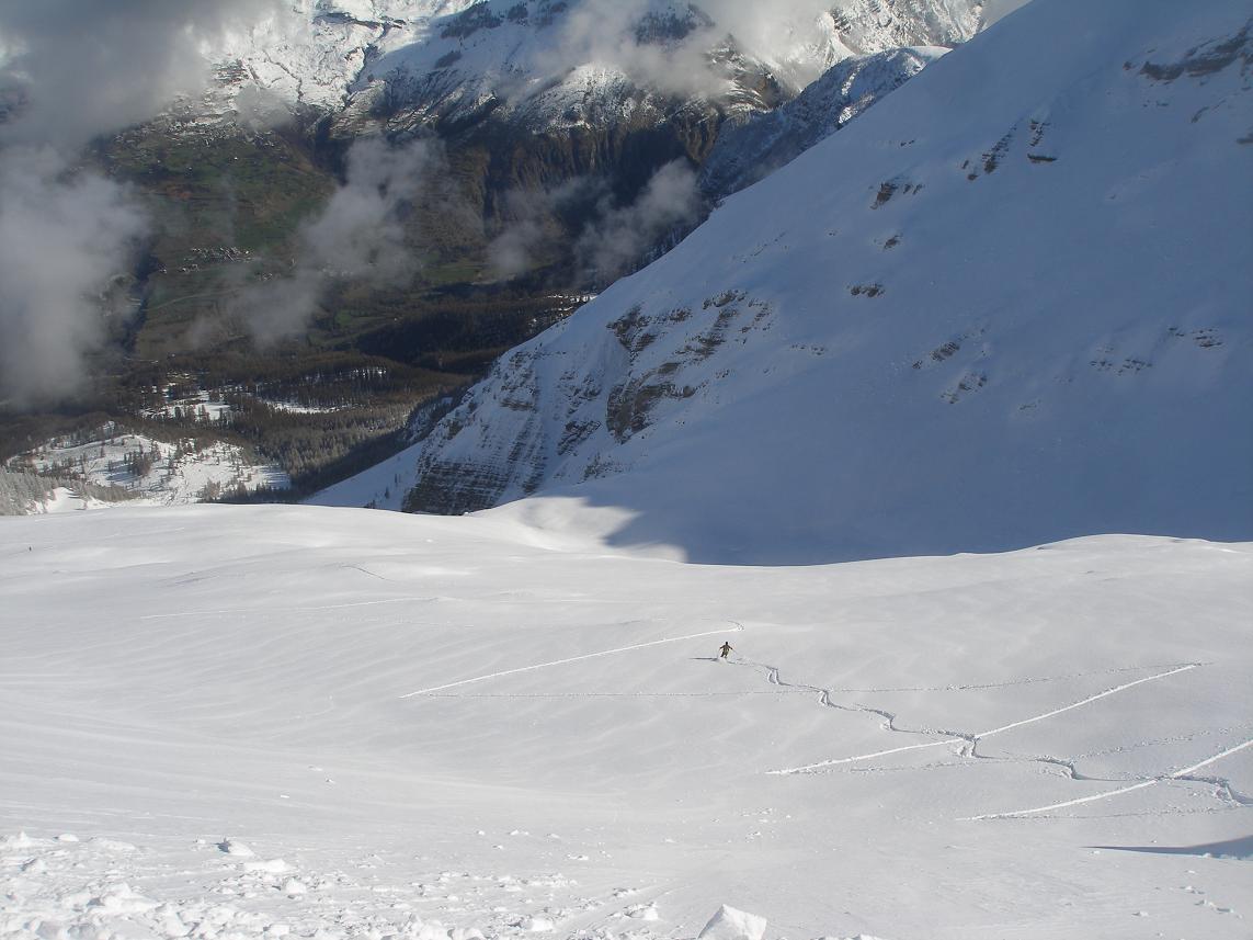 ça glisse! : bonne neige!