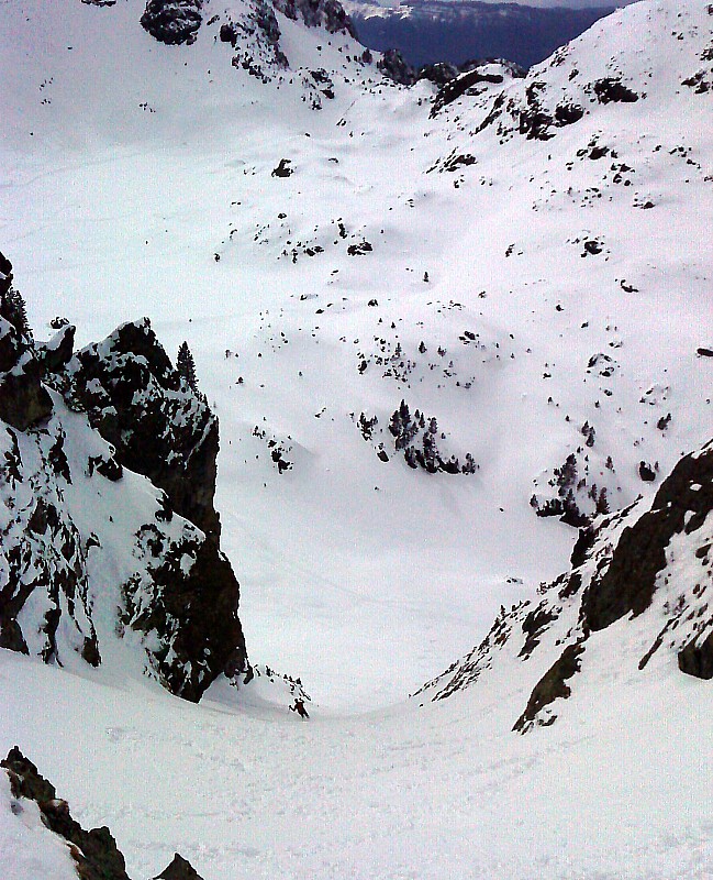 Tour de Chamrousse : dans le couloir final de la Vaudaine