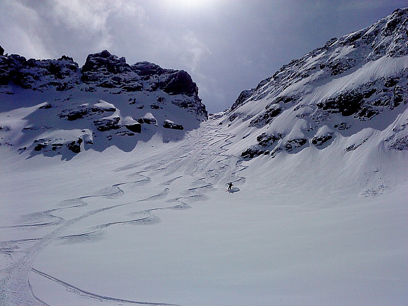 Tour de Chamrousse : couloir Van Sorbier tip top