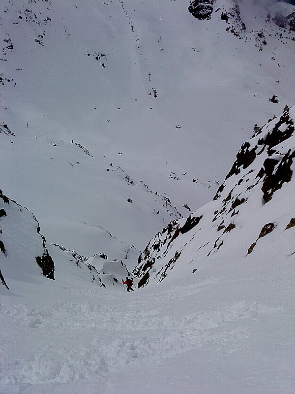 Tour de Chamrousse : Pascal dans le couloir W