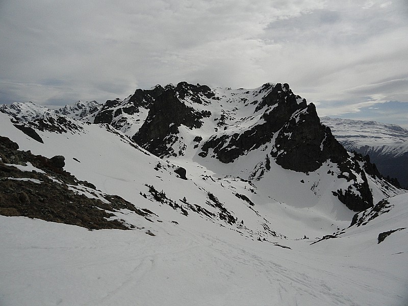 Combe des Vans : Vue générale sur la combe depuis le col de la Botte