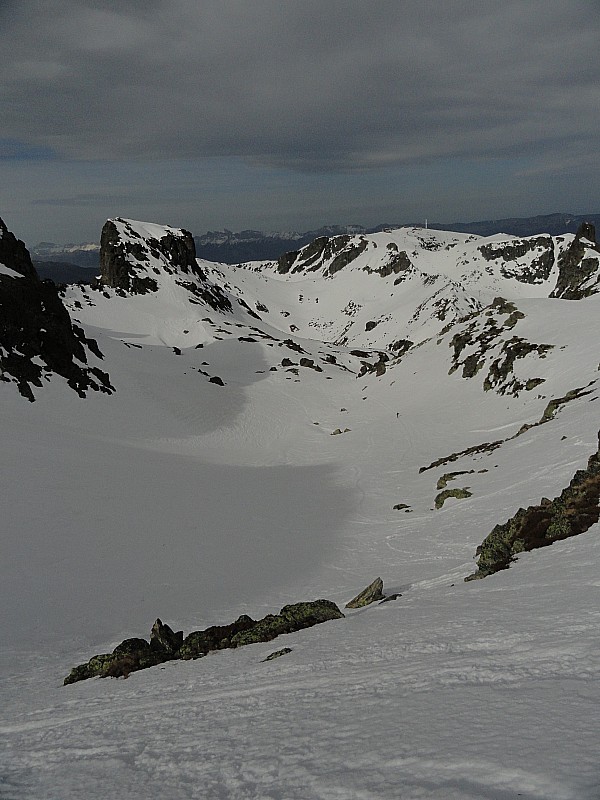 Combe des Van : Vue sur la descente