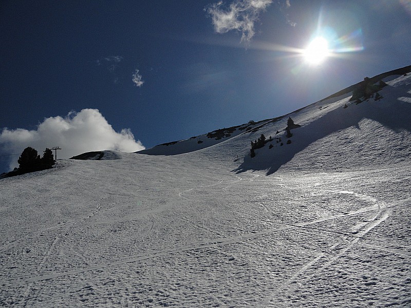 Piste de Chamrousse : La neige est vitrifiée!