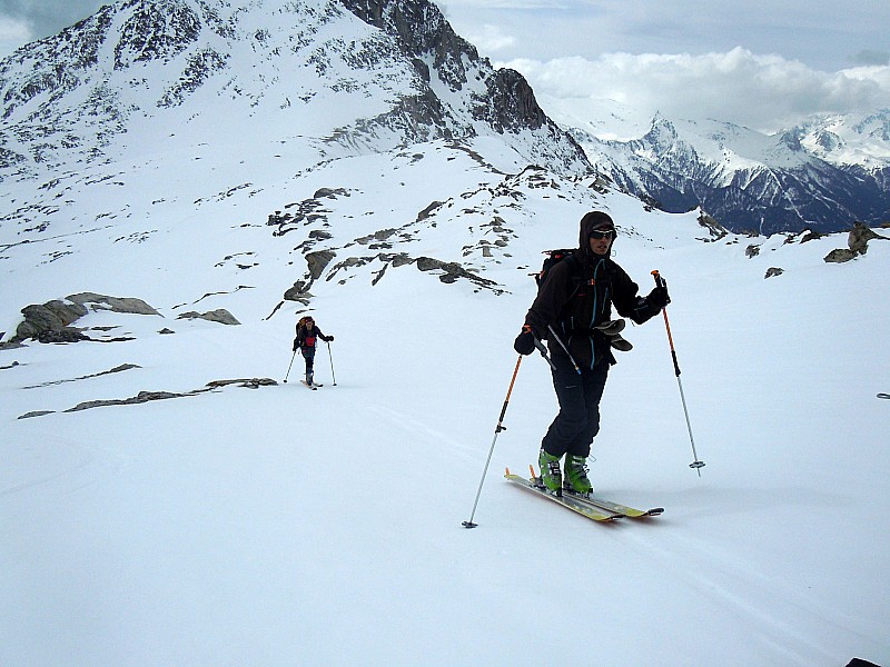Montée au Grand Roc : Vers 3000, un peu au dessus du Col de la Masse.