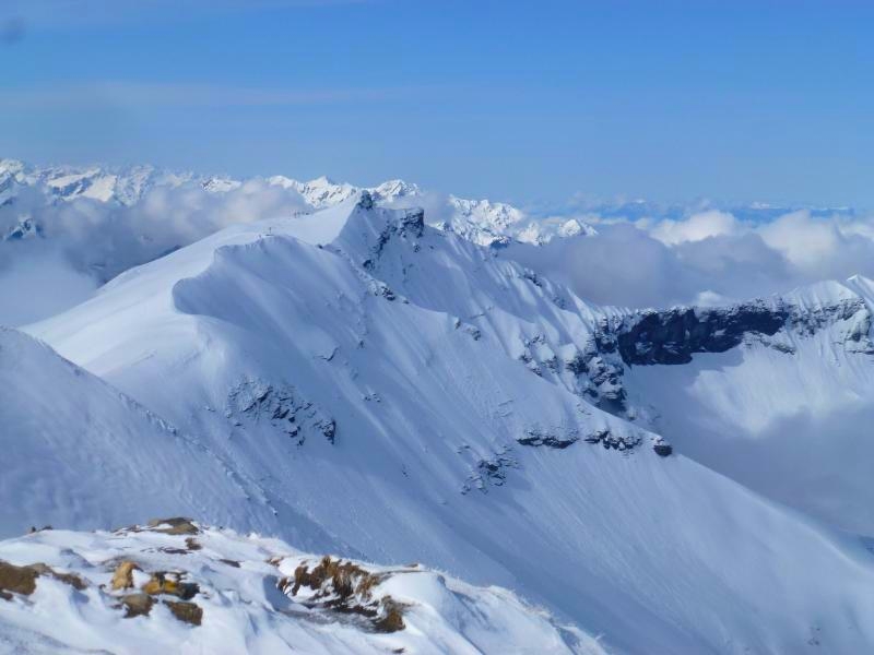 Mont Joly : Face N de l'Aiguille Croche ...