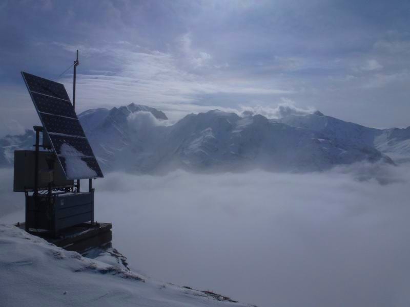 Mont Joly : Le massif bien blanc