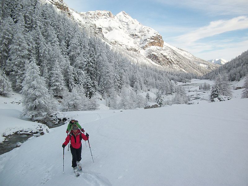 Direction E vers les Chalanche : paisible...