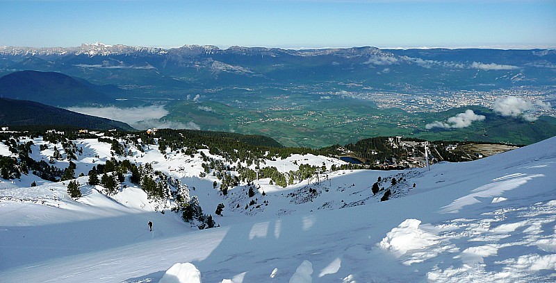 Chamrousse : Une petite couche de poudre lui redonne de belles couleurs
