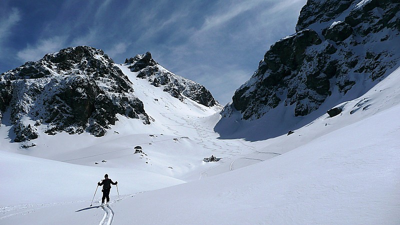 Vallon de la Petite Vaudaine : De la bonne neige et de la place  ;-)