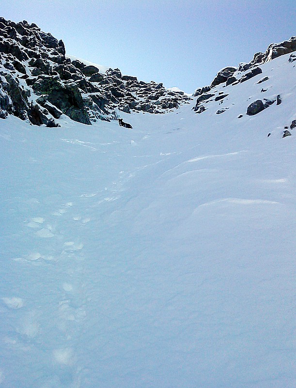 Dent de Bédina : montée à la dent Blanche