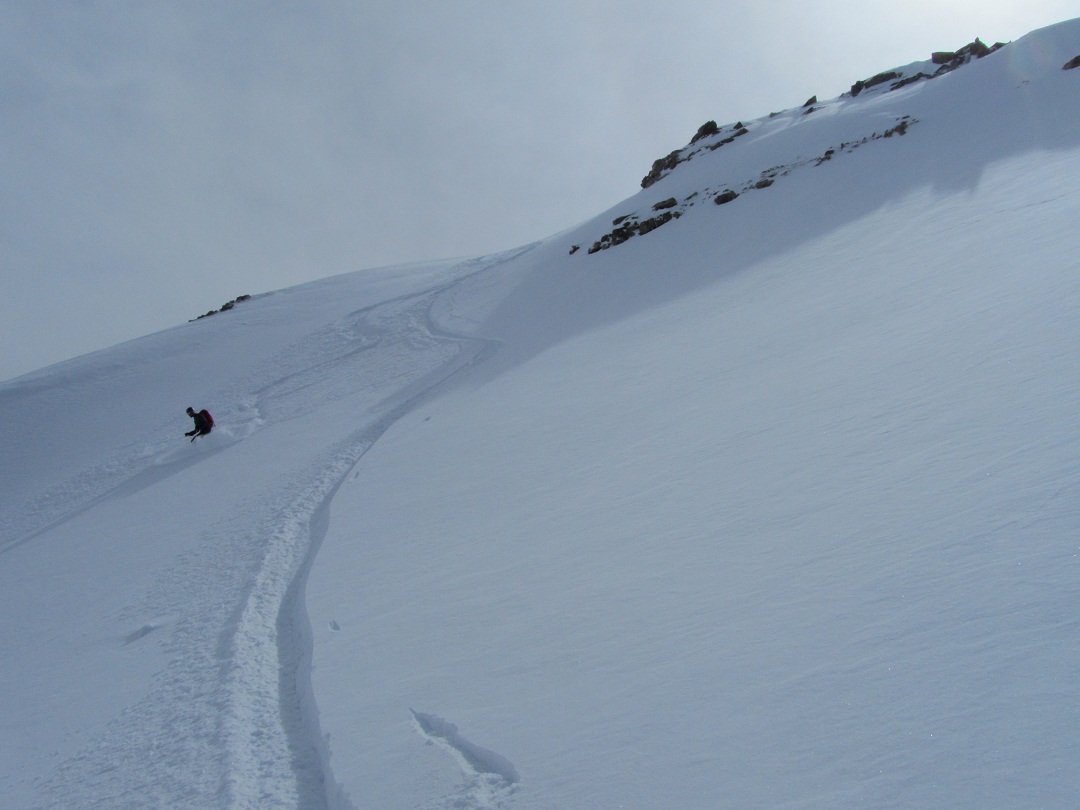 Petit Pinier : Sur (l'ancien) glacier de Faravel