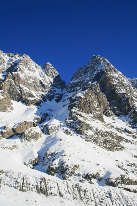 Col des Sagnes : tout blanc, mais très (trop ?) purgé.