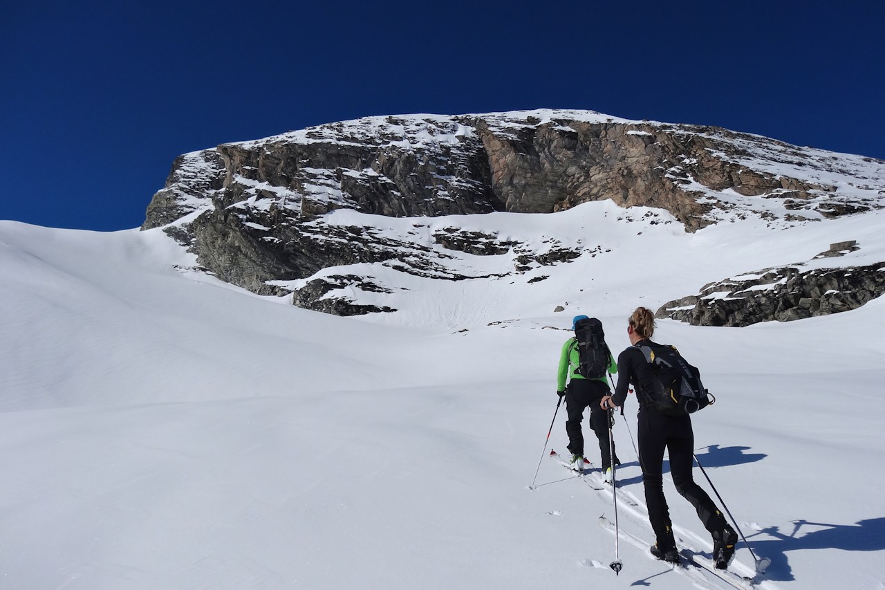 Sous les Rochers du Génépy : Peu avant d'atteindre le glacier.