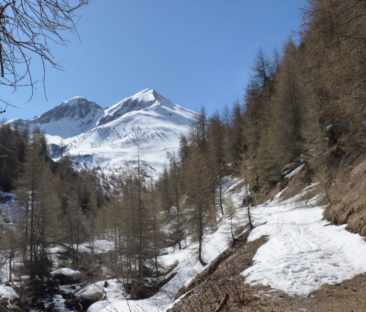 Le gros de l'itinéraire : De la descente
