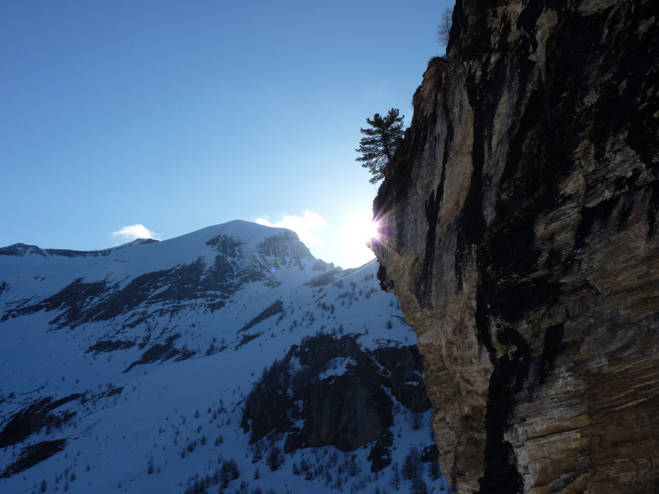 Lever de soleil : Au rocher de la Chabane