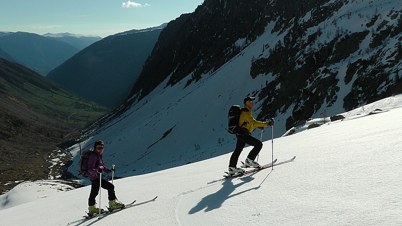 2000m : Départ dans le vallon de Barbacana