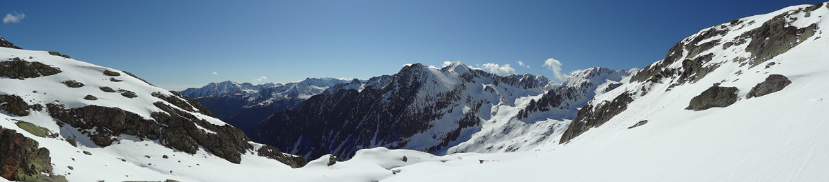2400m : panoramique vers l'est