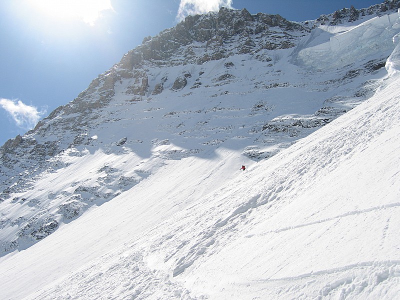 Couloir Italiens : Au fond le Grande Casse et le fameus couloir Italien