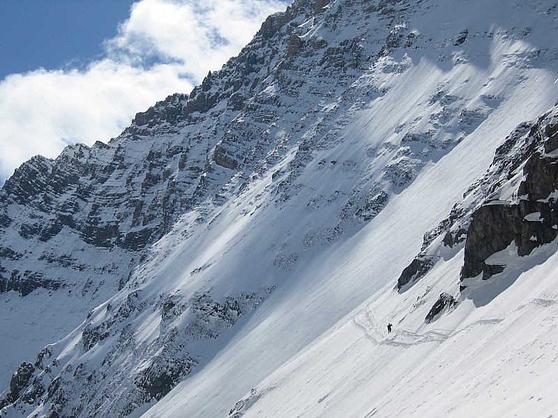 La fin : Fin de descente au col de la grande Casse