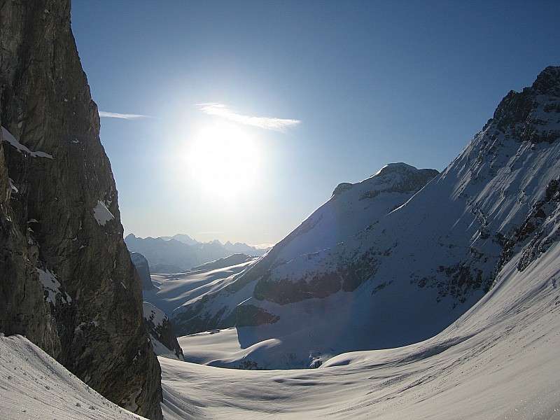 Col de la Grande Casse : Avec une vue sur le domaine de Tignes