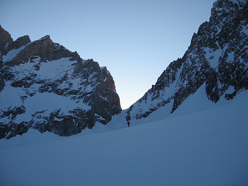 Fred juste avant le col de la Grande Casse