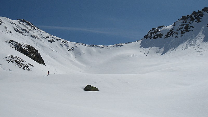 Col de la colombière : pinpin trace vers le col
