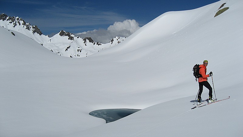 Lac de la colombière : pinpin tout sourire après cette belle descente 4*