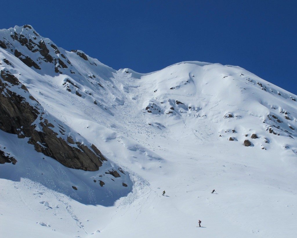 Crête de Clausis, versant N