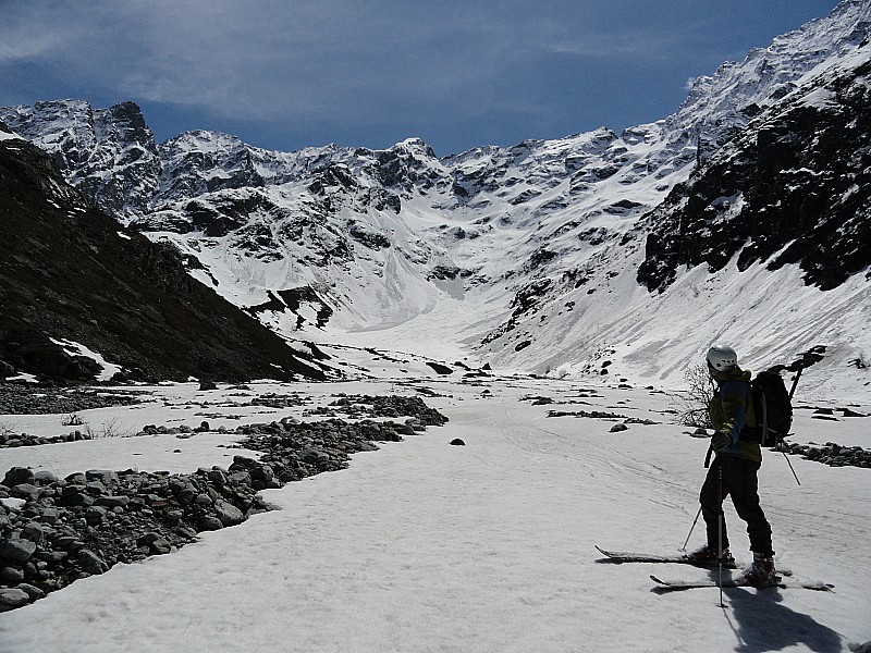 Brèche du Sirac : La face Nord dans sa globalité
