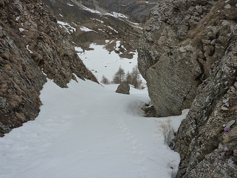rocher de la chabane : le goulet