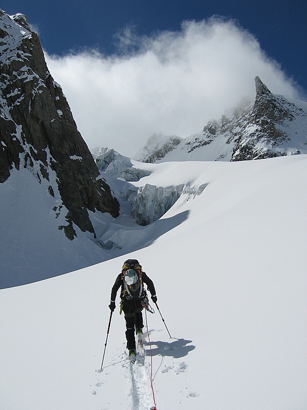 Montée au Col de Saleina : grande lui et grande ambiance