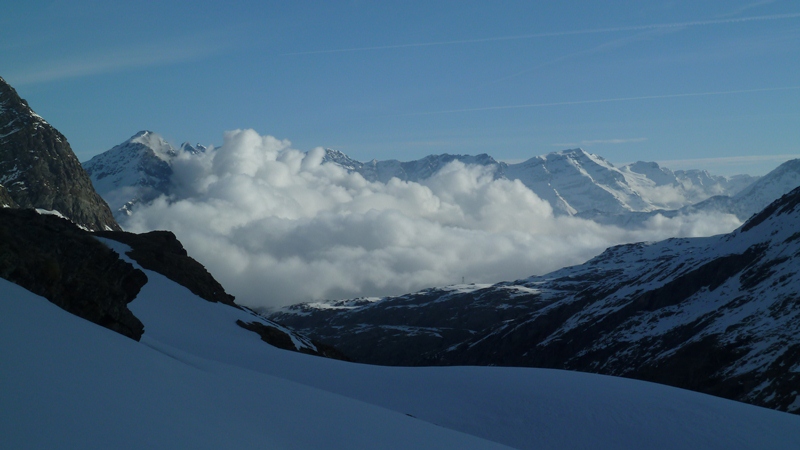 Nuages en vallée : En Maurienne