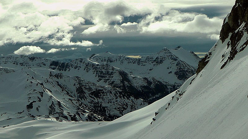 2600m : belle lumière sur Sanguinière, Sanguineirette et Pte Cote de l'Ane.... pour l'instant
