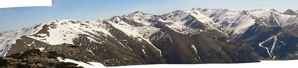 Puigmal de Segre : Crête Puigmal - Canigou