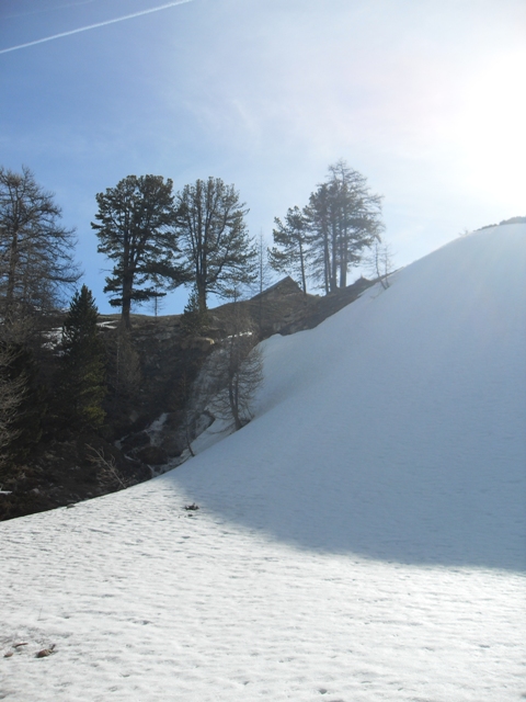 Petite cascade sous les chalets de l'Alp - ça crache!