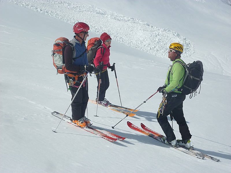 Glacier de l'Invernet : La belle équipe
