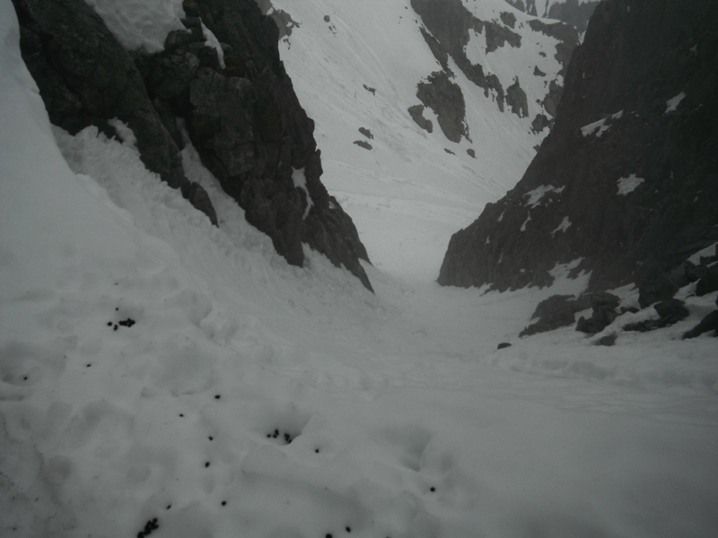 Couloir nord : Etat du couloir