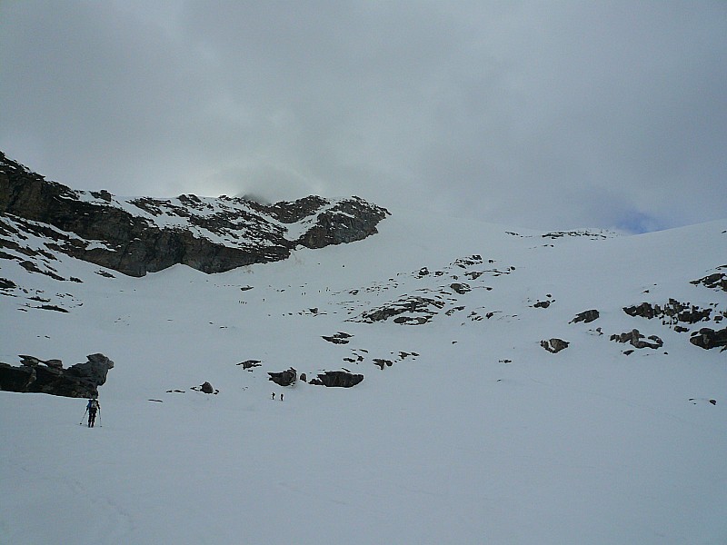 combe sous glacier