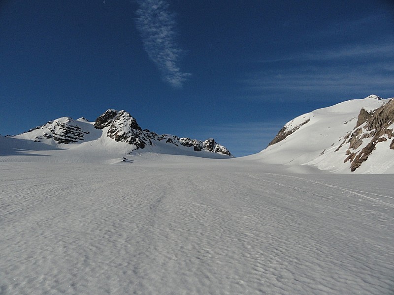 Pic de l'Etendard : Vue globale sur le glacier