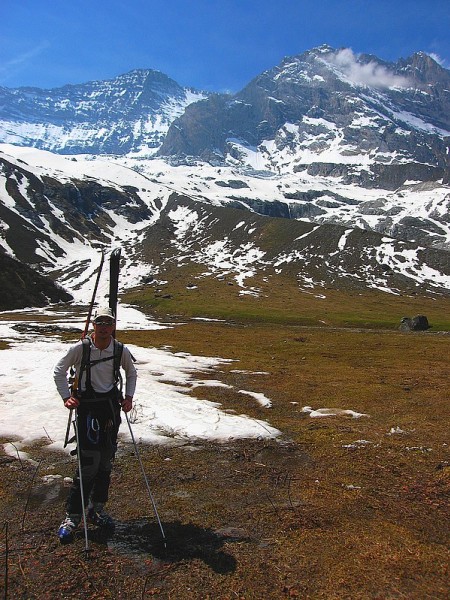 Grande Casse : Fin du ski à 2040m le 10/06